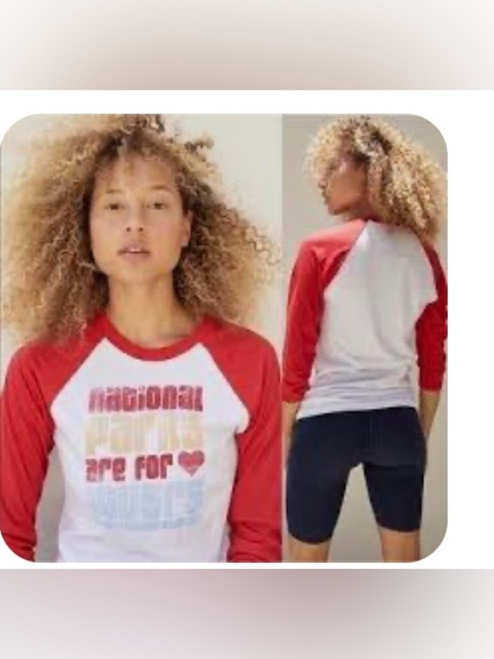 Free People "Parks Are for Lovers" raglan tee